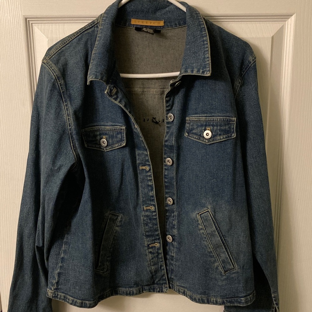 Blue Denim Jacket W Pendleton Wool! - image 2